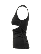 Spiral Tank Top with Cut Out and Logo - Coperni | $store$