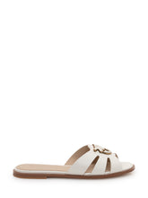 Leather Sliders with Metal Detail - New Collection | $store$