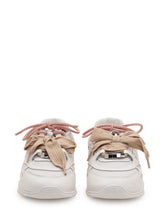 Mesh and Leather Sneakers with Metallic Details - New Collection | $store$
