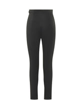 High Waist Slim Trousers With Belt Details - Elisabetta Franchi | $store$