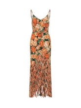 Dress with Straps and Fringed Skirt - New Collection | $store$
