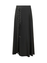 Midi Skirt with Front Lacing - New Collection | $store$