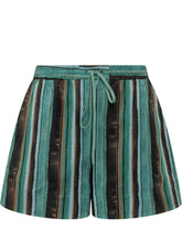 Striped Cotton Muslin Shorts - New Collection | $store$