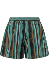 Striped Cotton Muslin Shorts - New Collection | $store$