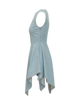 Asymmetric Sleeveless Dress with Round Neck - EXTRA EXCLUSIVE WOMAN | $store$