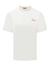 T-shirt with Logo Embroidery - Kenzo | $store$