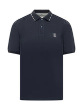 Polo Shirt with Buttons and Embroidered Logo - Brunello Cucinelli | $store$