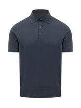 Short Sleeve Polo with Collar and Buttons - Brunello Cucinelli | $store$