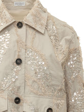 Jacket with Buttons and Pockets with Sequins - Brunello Cucinelli | $store$