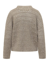 Long Sleeve Openwork Crewneck Sweater - Brunello Cucinelli | $store$