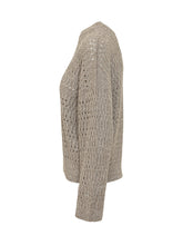 Long Sleeve Openwork Crewneck Sweater - Brunello Cucinelli | $store$
