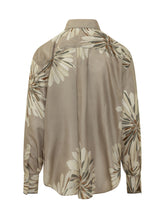 Long Sleeve Shirt with Classic Collar and Floral Print - Brunello Cucinelli | $store$