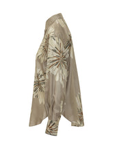 Long Sleeve Shirt with Classic Collar and Floral Print - Brunello Cucinelli | $store$