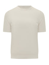 Maglia Girocollo Rasata a Manica Corta - Abbigliamento Uomo | $store$