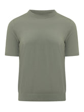 Maglia Girocollo Rasata a Manica Corta - Abbigliamento Uomo | $store$