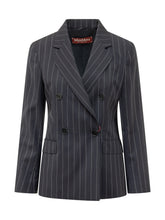 Double Breasted Blazer with Pinstripes - EXTRA EXCLUSIVE WOMAN | $store$