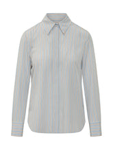 Camicia a Righe con Colletto Classico - Abbigliamento Donna | $store$