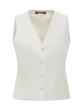 Gilet Sartoriale Smanicato con Scollo a V - Abbigliamento Donna | $store$