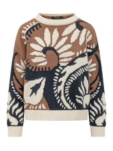Jacquard Sweater with Floral Pattern - EXTRA EXCLUSIVE WOMAN | $store$