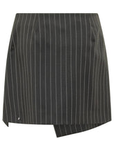 Pinstripe Wrap Skirt - EXTRA EXCLUSIVE WOMAN | $store$