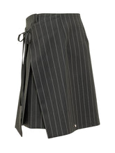 Pinstripe Wrap Skirt - EXTRA EXCLUSIVE WOMAN | $store$