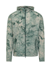 Hooded Jacket with All Over Print - Men | $store$
