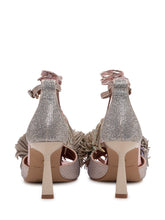 Heeled sandals with ankle tie and pom poms - EXTRA EXCLUSIVE WOMAN | $store$