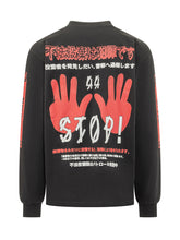 Long Sleeve Tee with Graphic Print - 44 Label Group | $store$