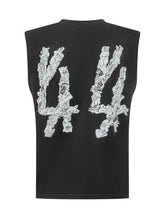 Cropped Sleeveless Top with Graphic Print - 44 Label Group | $store$