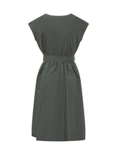 Short Poplin Dress with Belt - New Collection | $store$