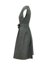 Short Poplin Dress with Belt - New Collection | $store$
