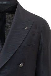 Montecarlo Double Breasted Blazer with Peak Lapels - Men | $store$