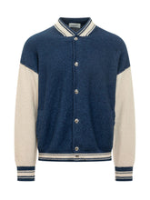 Knitted Bomber with Buttons - Laneus | $store$