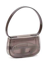 Transparent mini top-handle bag with flap - Diesel | $store$