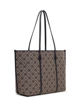 Borsa Tote con Motivo Monogram e Doppi Manici - Borse Donna | $store$