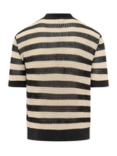 T-shirt in Maglia a Righe con Collo Alto - A Paper Kid | $store$