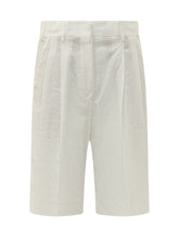 Bermuda with Pleats and Belt Loops - A Paper Kid | $store$