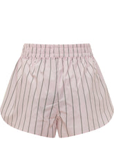 Cotton Striped Shorts with Elasticated Waist - A Paper Kid | $store$