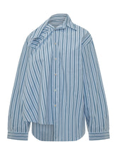 Striped Over Shirt with Pockets and Buttons - A Paper Kid | $store$