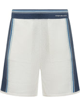 Mesh Knit Shorts with Side Stripes - Casablanca | $store$
