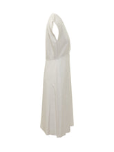 Sleeveless Midi Dress with V Neck - Calvin Klein | $store$