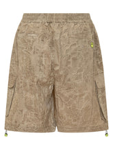 Cargo Gabardine Shorts with Patch Pockets and Print - Barrow | $store$