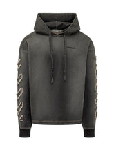 Hoodie with Applied Sleeve Details - Men | $store$