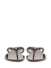 Gemini Link Flip Flops with Chain - New Collection | $store$