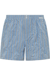 Striped Elastic Waist Bermuda Shorts - Dolce & Gabbana | $store$
