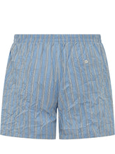 Striped Elastic Waist Bermuda Shorts - Dolce & Gabbana | $store$