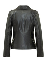 Biker Jacket with Asymmetric Zip and Belt - Bully | $store$