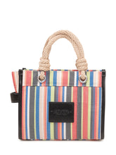 The Small Tote Striped Bag with Woven Handles - Marc Jacobs | $store$