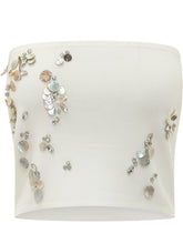 Bandeau Top with Embroidery - Alpha Studio | $store$
