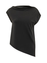 Boat Neck Top with Short Sleeves - Alpha Studio | $store$